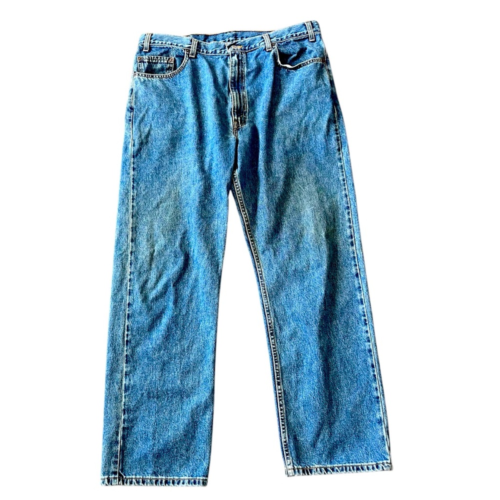 Vintage 90s Y2K Levi’s Regular Straight Leg Jeans 40x30 - Picture 1 of 11